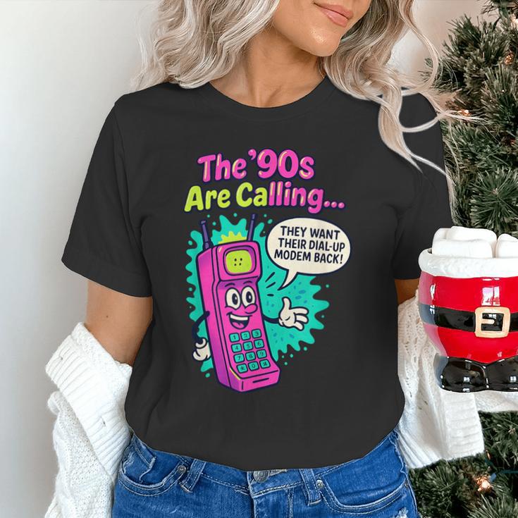 The 90s Are Calling Retro 90s Kid Nostalgia Gag Meme Unisex T-Shirt The 90s Are Calling Retro 90s Kid Nostalgia Gag Meme Unisex T-Shirt