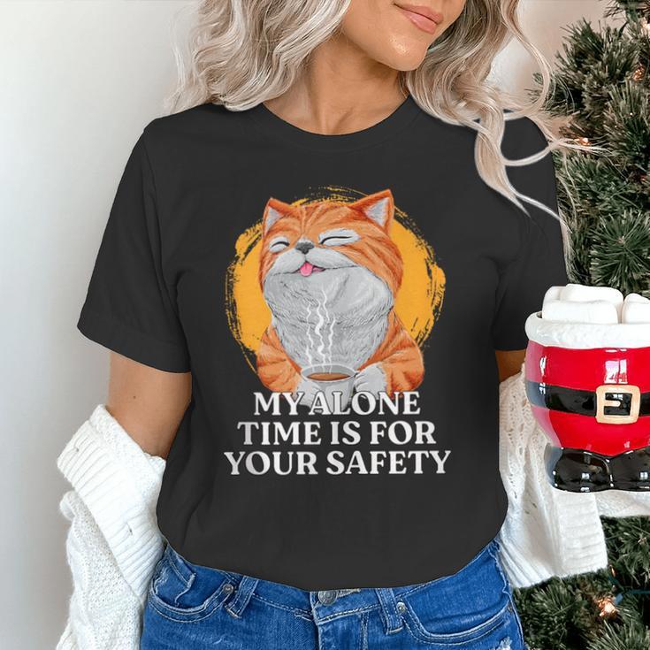 My Alone Time Is For Your Safety Coffee Lover Introvert Unisex T-Shirt My Alone Time Is For Your Safety Coffee Lover Introvert Unisex T-Shirt