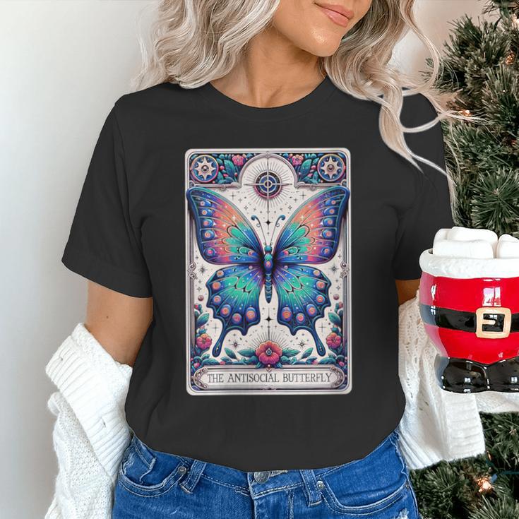 Antisocial Butterfly Introvert Distressed Unisex T-Shirt Antisocial Butterfly Introvert Distressed Unisex T-Shirt