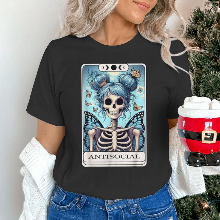 Antisocial Butterfly Tarot Card Introvert Women Stay Home Unisex T-Shirt Antisocial Butterfly Tarot Card Introvert Women Stay Home Unisex T-Shirt