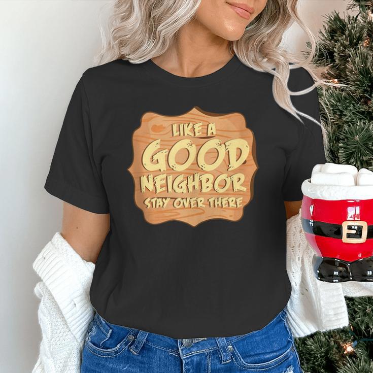 Antisocial Like A Good Neighbor Stay Over There Introvert Unisex T-Shirt Antisocial Like A Good Neighbor Stay Over There Introvert Unisex T-Shirt