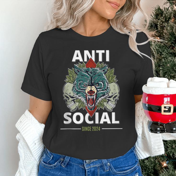 Antisocial Introvert I Like Being Alone Unisex T-Shirt