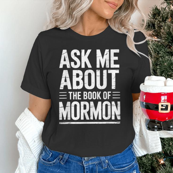 Ask Me About The Book Of Mormon Unisex T-Shirt Ask Me About The Book Of Mormon Unisex T-Shirt