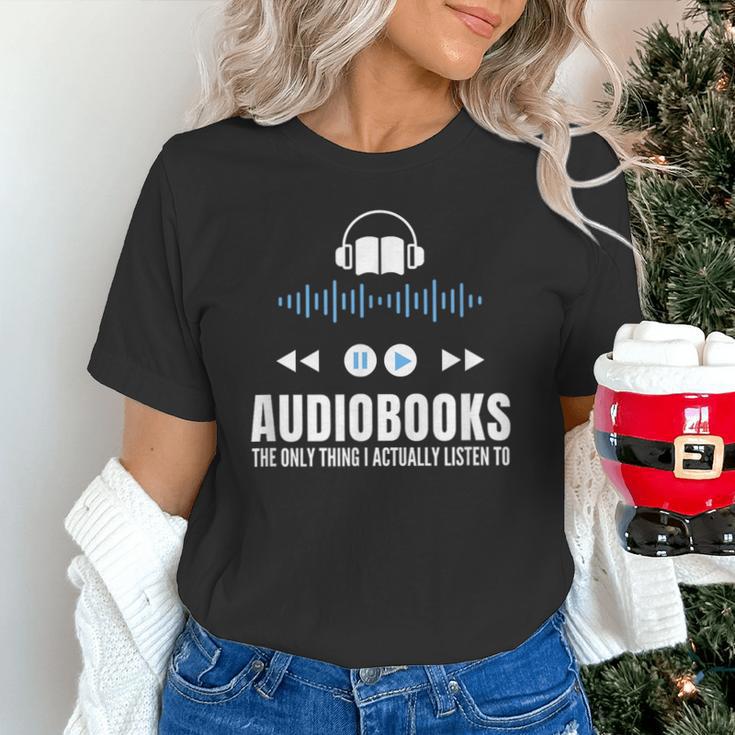 Audiobooks Listener Book Reading Lover Fun Unisex T-Shirt