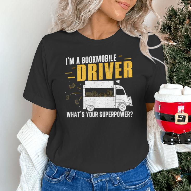 Awesome Bookmobile Driver What's Your Superpower Book Wagon Unisex T-Shirt Awesome Bookmobile Driver What's Your Superpower Book Wagon Unisex T-Shirt