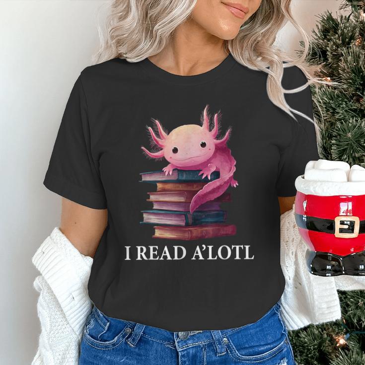 Axolotl Book Lover Librarian Reading Library Readers Unisex T-Shirt