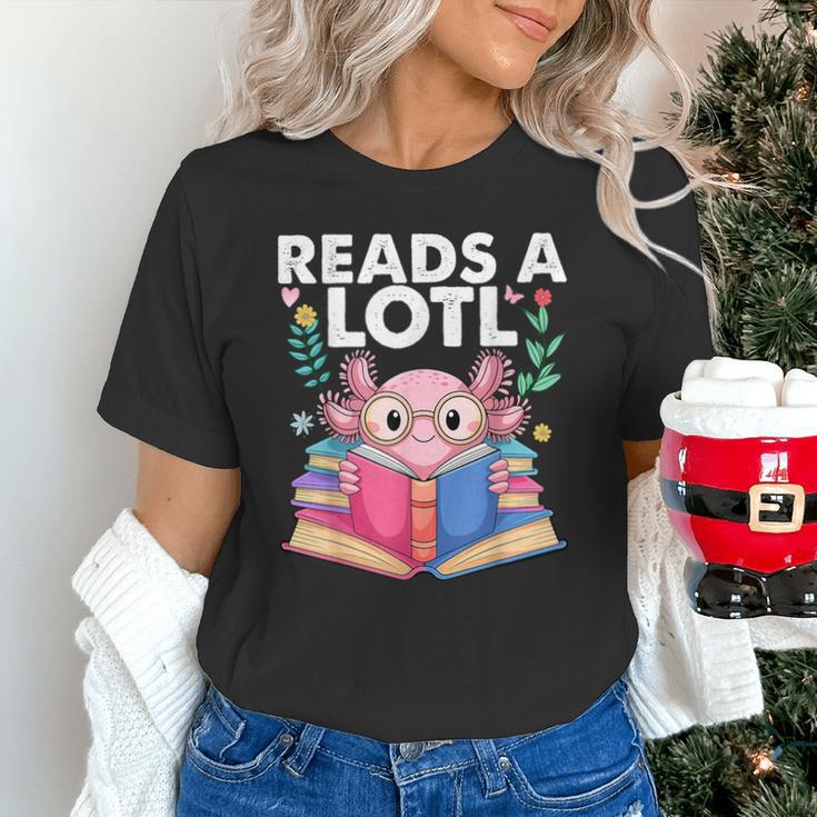 Axolotl Books Readsalotl Reading Bookworm Boys Girls Unisex T-Shirt Axolotl Books Readsalotl Reading Bookworm Boys Girls Unisex T-Shirt
