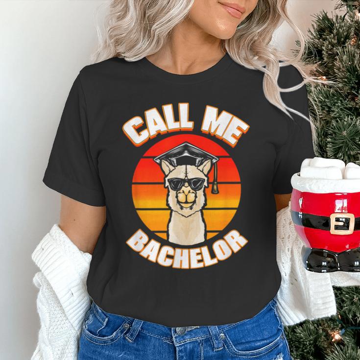 Bachelor Graduation For University Degree Party Llama Unisex T-Shirt