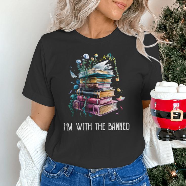 Im With The Banned Book Readers Librarians Read Banned Books Unisex T-Shirt