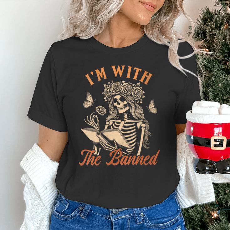 Banned Book Reading Squad Bookish I'm With The Banned Unisex T-Shirt Banned Book Reading Squad Bookish I'm With The Banned Unisex T-Shirt