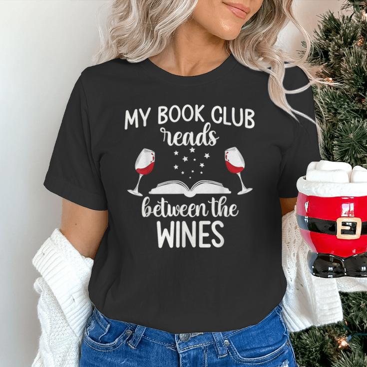 My Book Club Reads Between The Wines Bookworm Humor Unisex T-Shirt