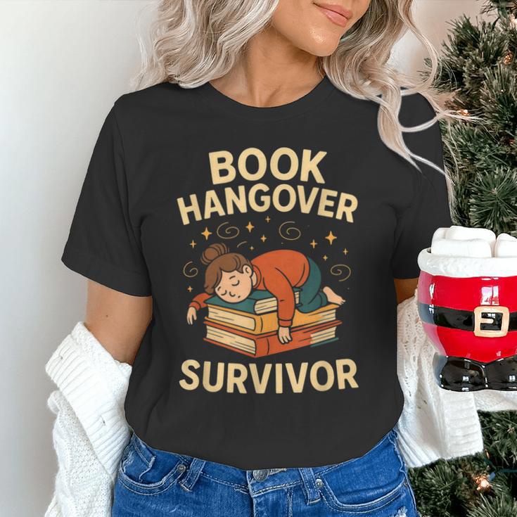 Book Hangover Survivor Reading Humor Librarian Bibliophiles Unisex T-Shirt
