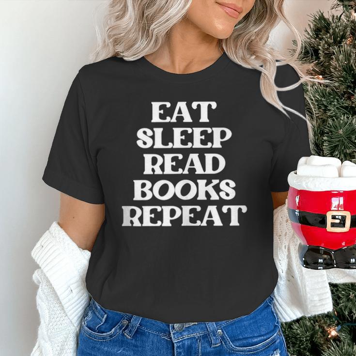 Book Lover Book Eat Sleep Read Books Repeat Unisex T-Shirt