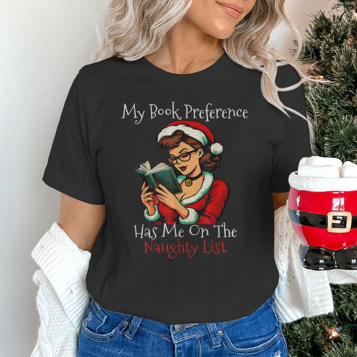 My Book Preference Has Me On The Naughty List Christmas Xmas Unisex T-Shirt