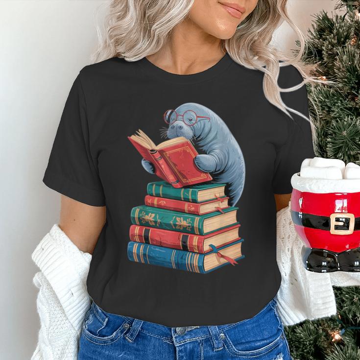 Book Reading Book Reader Manatees Sea Animal Sea Cow Manatee Unisex T-Shirt