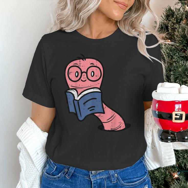 Book Worm Pun Read Reading Librarian America Men Women Kids Unisex T-Shirt Book Worm Pun Read Reading Librarian America Men Women Kids Unisex T-Shirt