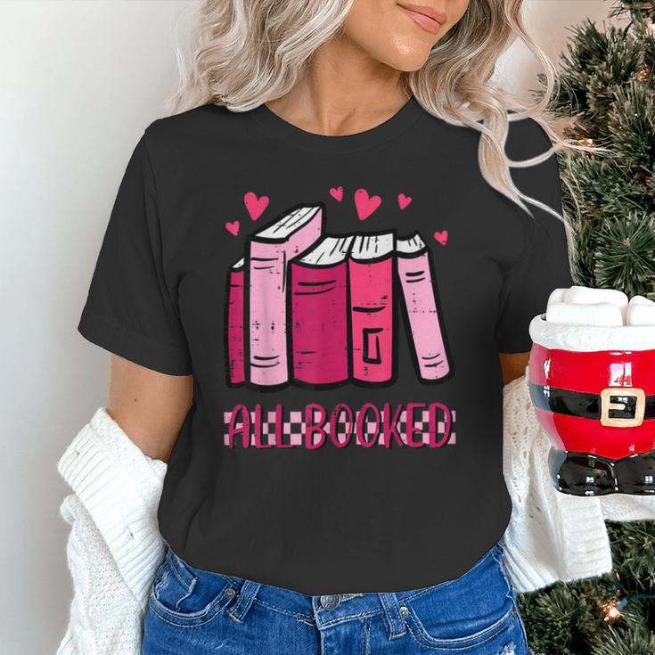 All Booked Read Book Reading Librarian Men Women Kids Unisex T-Shirt
