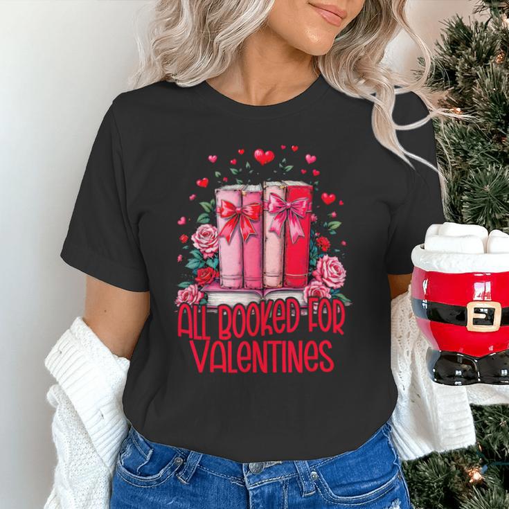 All Booked For Valentines Book Lovers Teacher Valentines Unisex T-Shirt