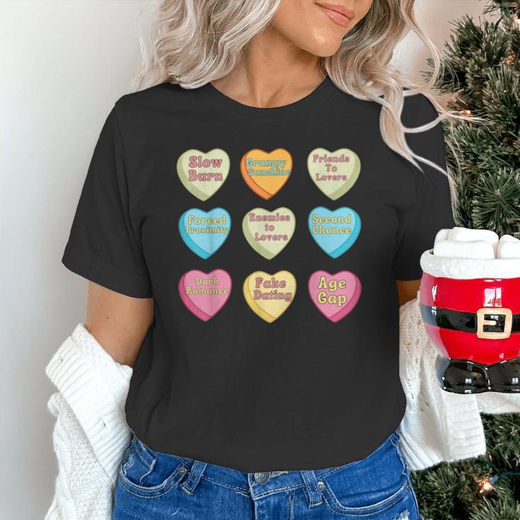 Bookish Romance Tropes Smut Reader Spicy Book Lover Unisex T-Shirt
