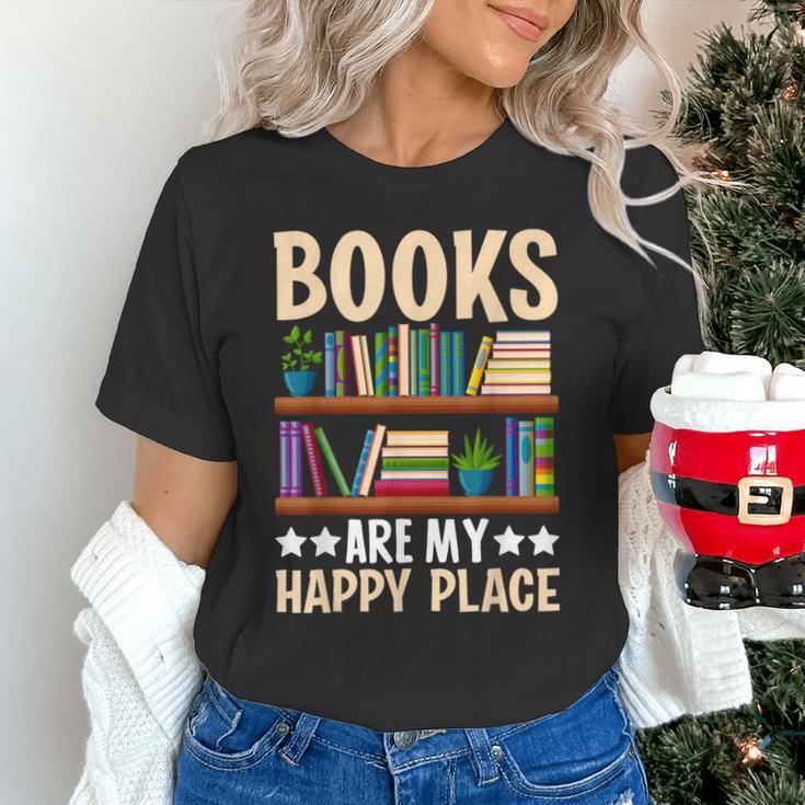 Books Are My Happy Place Unisex T-Shirt Books Are My Happy Place Unisex T-Shirt