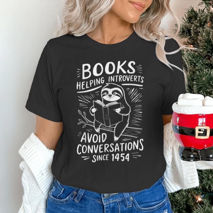 Books Helping Introverts Avoid Conversations Since 1454 Unisex T-Shirt