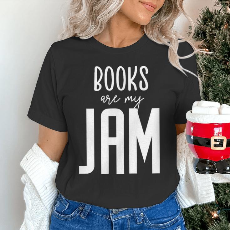 Books Are My Jam Graphic For Introverts Unisex T-Shirt Books Are My Jam Graphic For Introverts Unisex T-Shirt