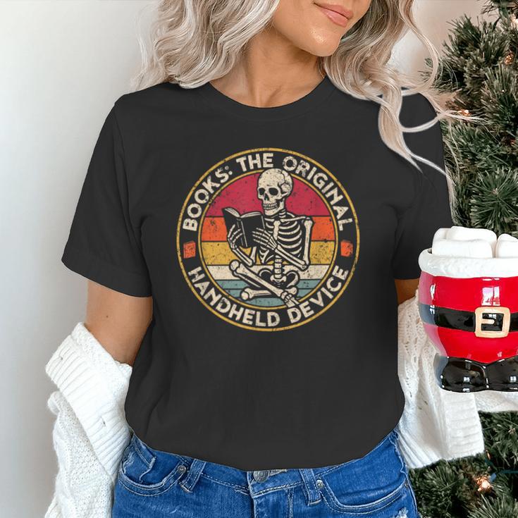 Books The Original Handheld Device Vintage Book Reading Unisex T-Shirt Books The Original Handheld Device Vintage Book Reading Unisex T-Shirt