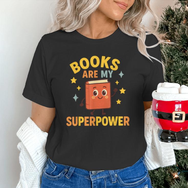 Books Are My Superpower Cute Reading Lover Unisex T-Shirt