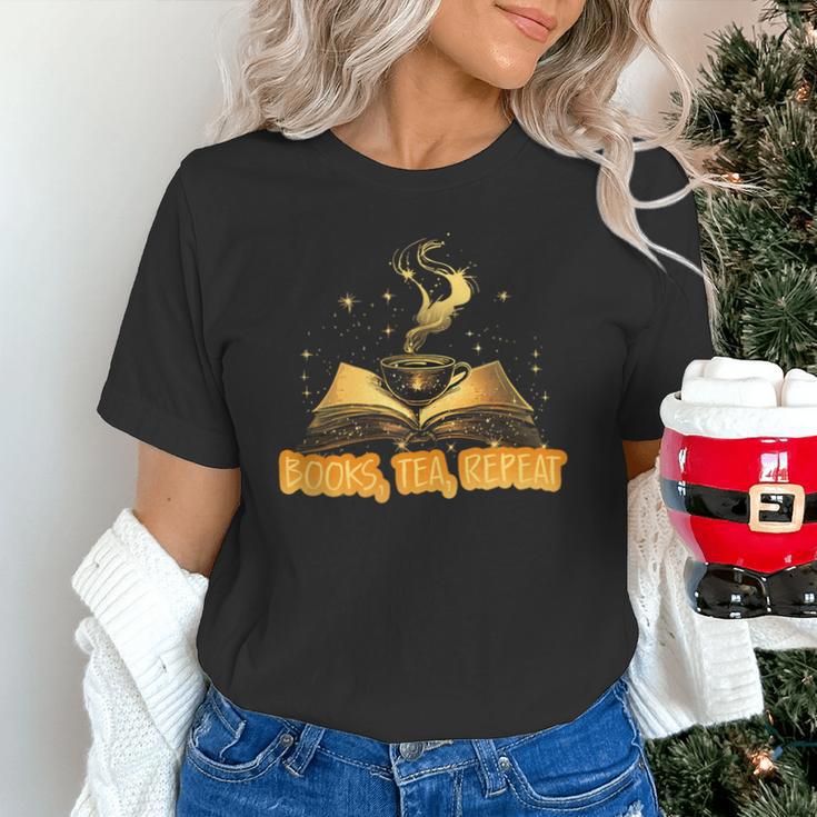 Books Tea Repeat Unisex T-Shirt