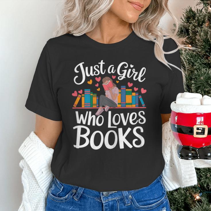 Bookworm Book Just A Girl Who Loves Books Unisex T-Shirt