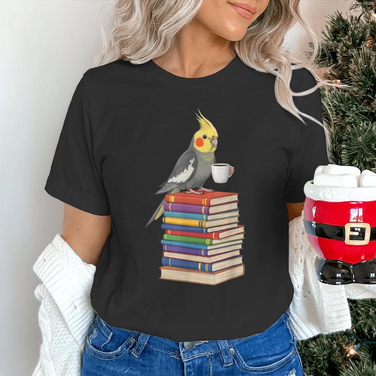 Bookworm Cockatiel Bird Reading Books Drinking Coffee Lover Unisex T-Shirt Bookworm Cockatiel Bird Reading Books Drinking Coffee Lover Unisex T-Shirt