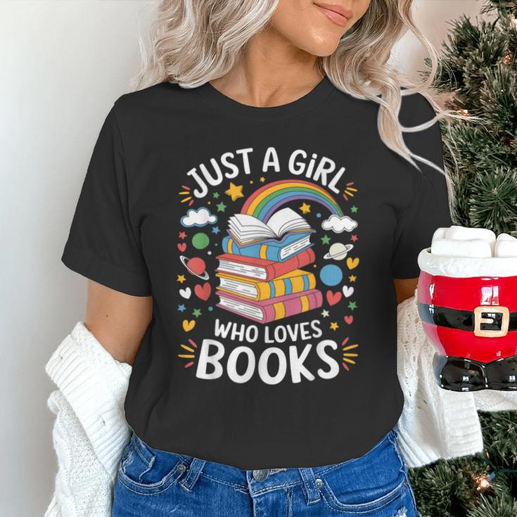 Bookworm Just A Girl Who Loves Books Unisex T-Shirt Bookworm Just A Girl Who Loves Books Unisex T-Shirt
