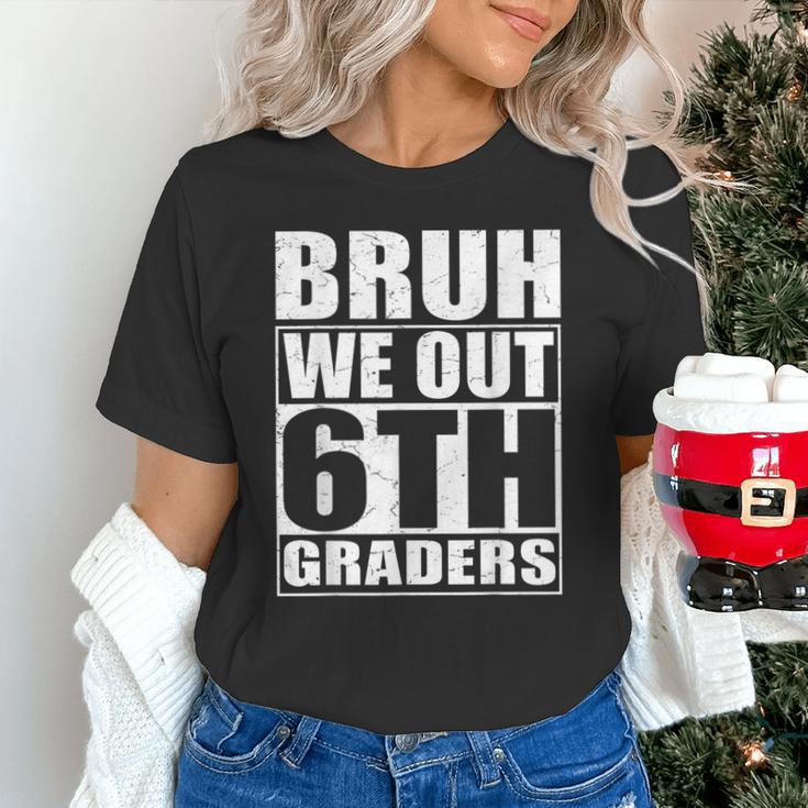 Bruh We Out 6th Graders Sixth Grade Graduation Class Of 2025 Unisex T-Shirt