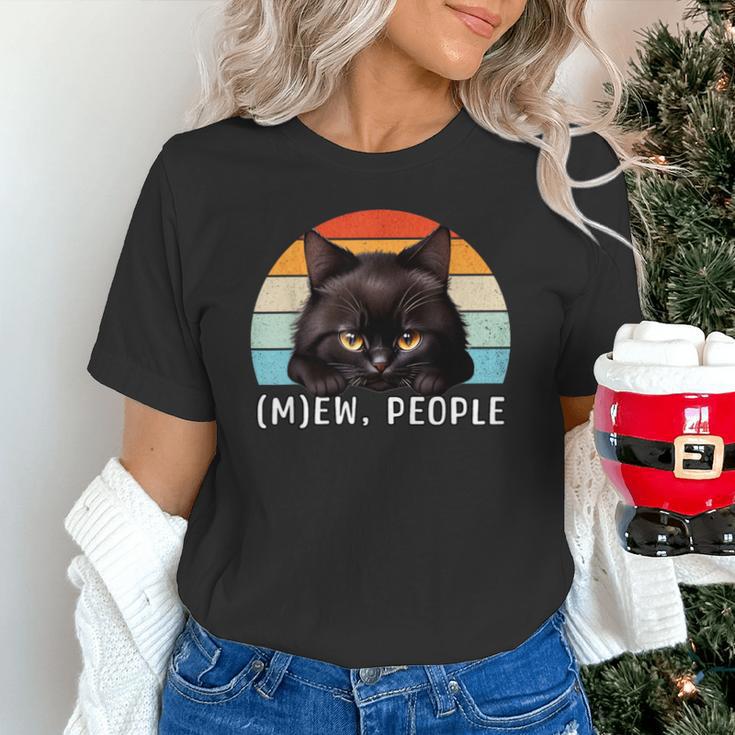 Cat Pun Introvert Anti Social Ew People Kitty Unisex T-Shirt