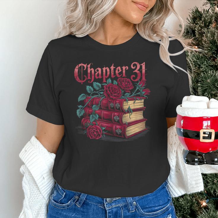 Chapter 31 Gothic 31st Birthday Book Lover Dark Romance Unisex T-Shirt