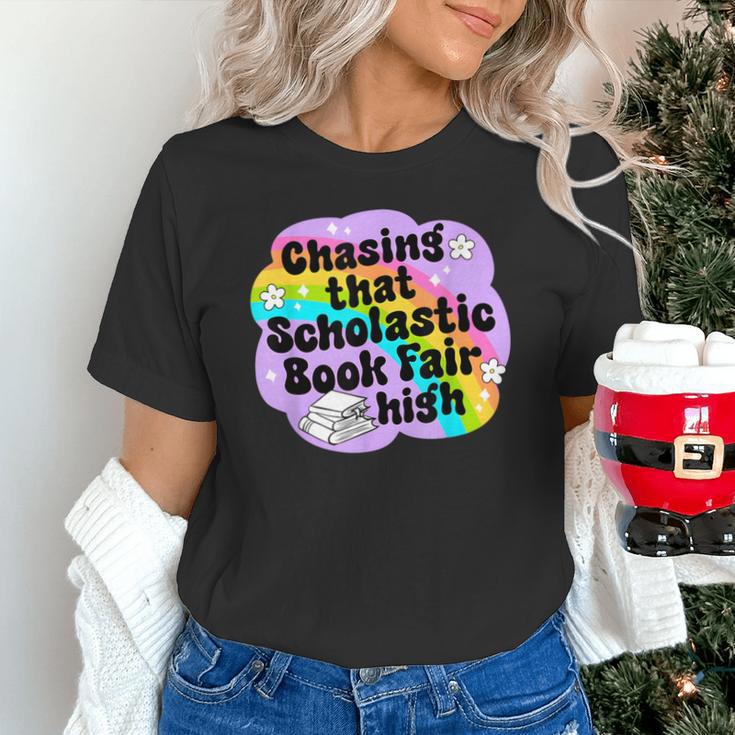 Chasing That Scholastic Book Fair High Book Lovers Unisex T-Shirt