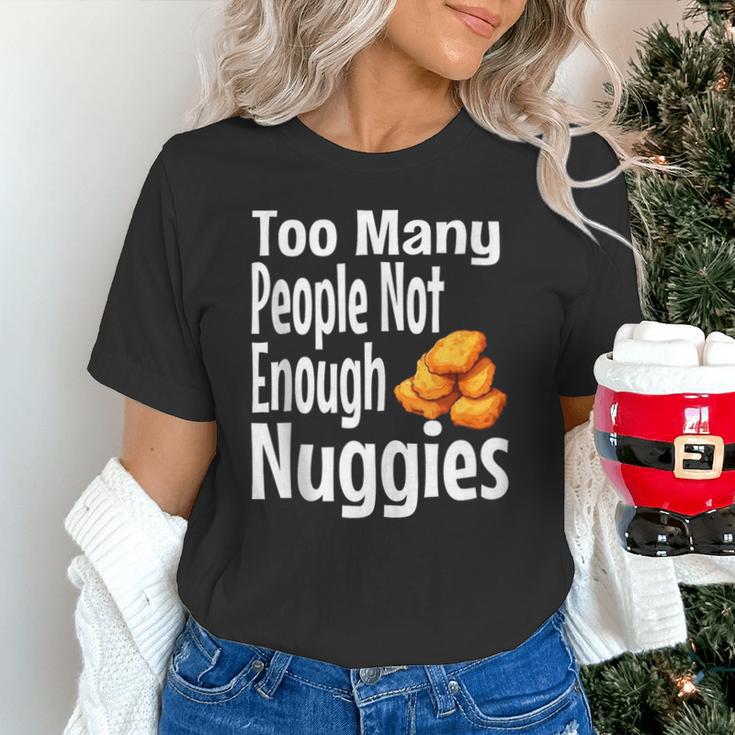 Chicken Nugget Saying Introvert Nuggie Foodie Food Unisex T-Shirt Chicken Nugget Saying Introvert Nuggie Foodie Food Unisex T-Shirt