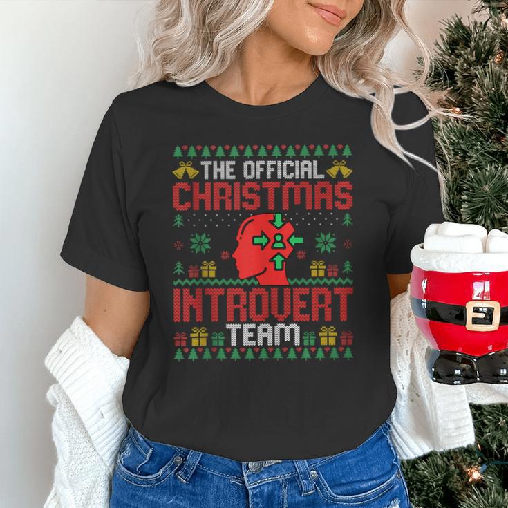 Christmas Introvert Team Introvert Introverted Xmas Unisex T-Shirt