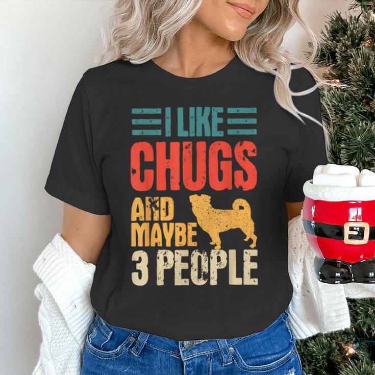 Chug Dog Retro Vintage Pughuahua Owner Fur Parent Introvert Unisex T-Shirt Chug Dog Retro Vintage Pughuahua Owner Fur Parent Introvert Unisex T-Shirt