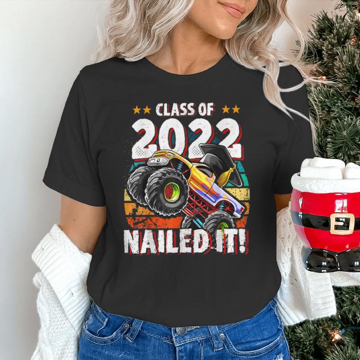Class Of 2022 Monster Truck Graduation Cap Retro Sunset Boy Unisex T-Shirt