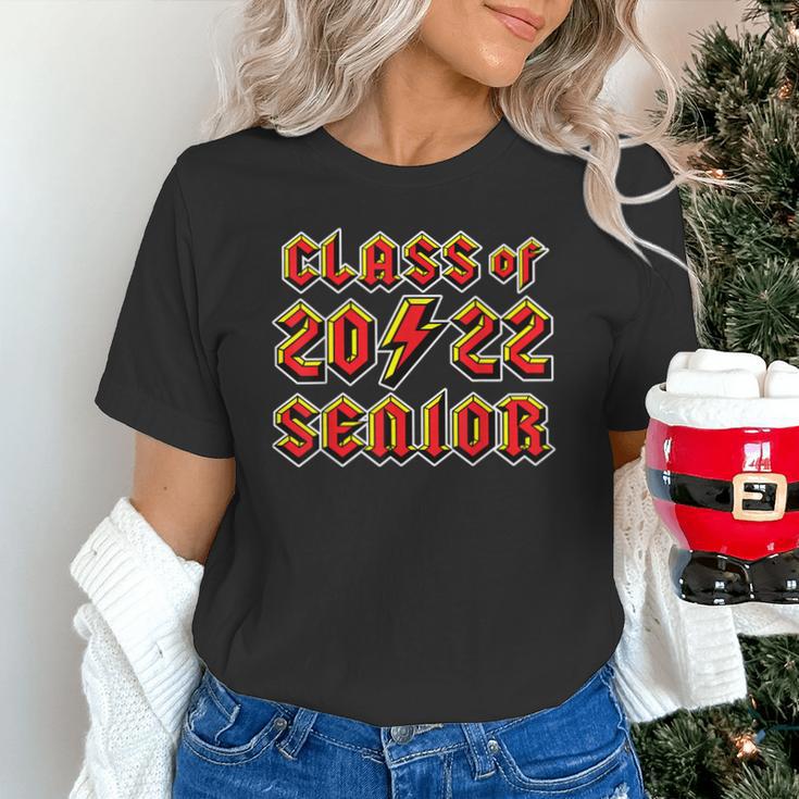 Class 2022 Senior 80s 90s Rock Retro Vintage Graduation Unisex T-Shirt