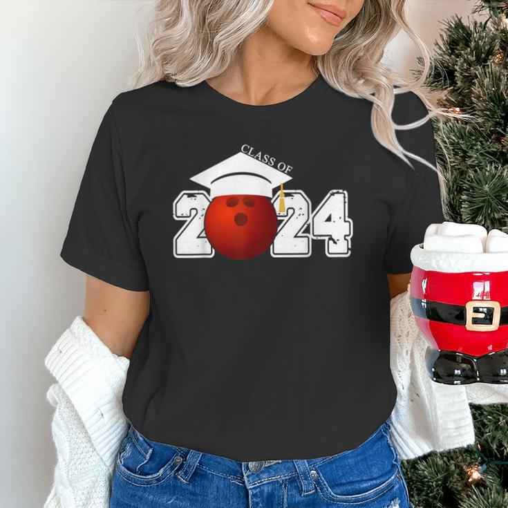 Class Of 2024 Graduation For Him Her Bowling Sports Unisex T-Shirt