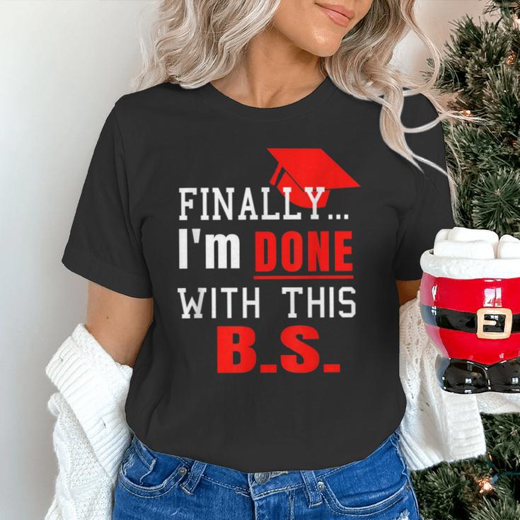 College GraduationShirt Senior Finally Done Unisex T-Shirt