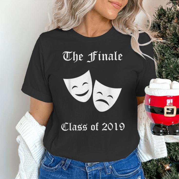 Cool Theater Graduation Tshirt Tragedy And Comedy Masks Unisex T-Shirt