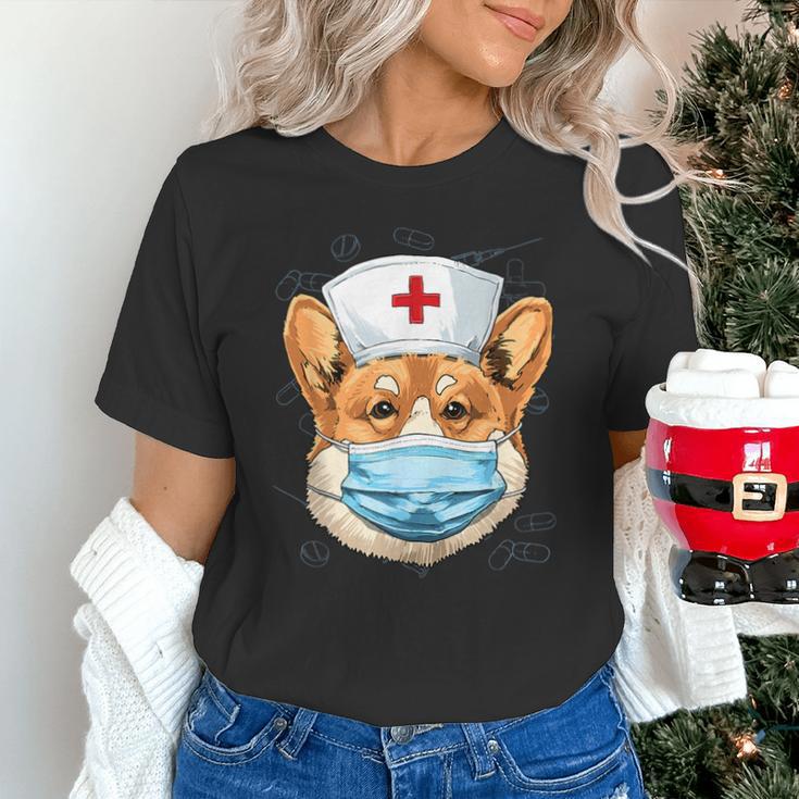 Corgi Dog Nurse RN Nursing School Graduation Unisex T-Shirt