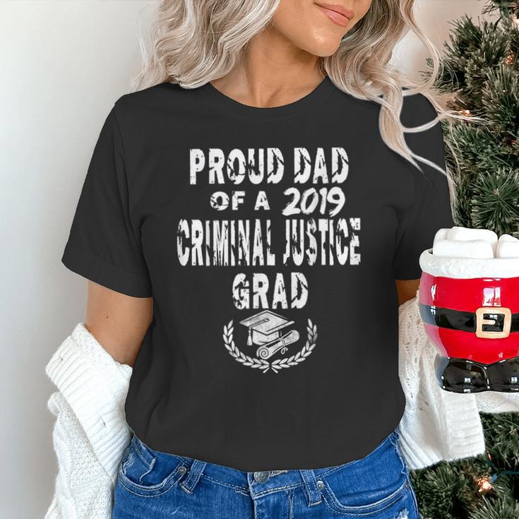 Criminal Justice Grad Proud Dad Vintage GraduationShirts Unisex T-Shirt