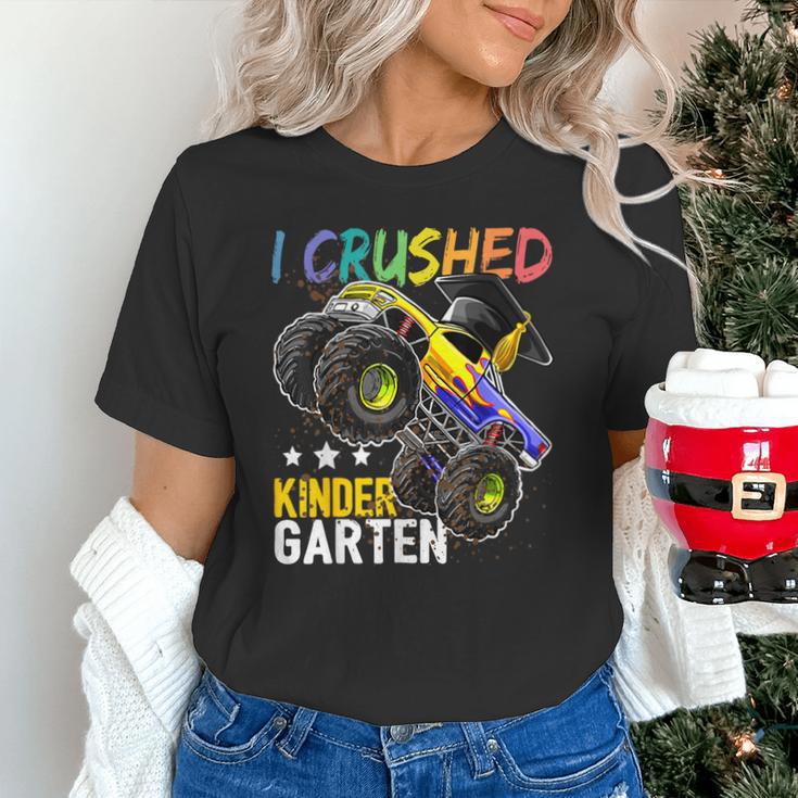 I Crushed Kindergarten Monster Truck Graduation Boys Small Unisex T-Shirt