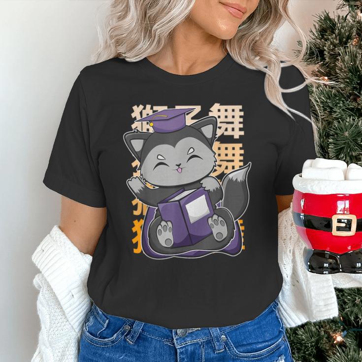 Cute Anime Fox Graduate Of A Class For Graduation Unisex T-Shirt