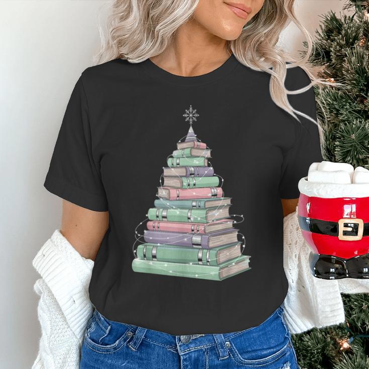 Cute Bookmas Christmas Book Tree Book Lover Teacher Unisex T-Shirt Cute Bookmas Christmas Book Tree Book Lover Teacher Unisex T-Shirt