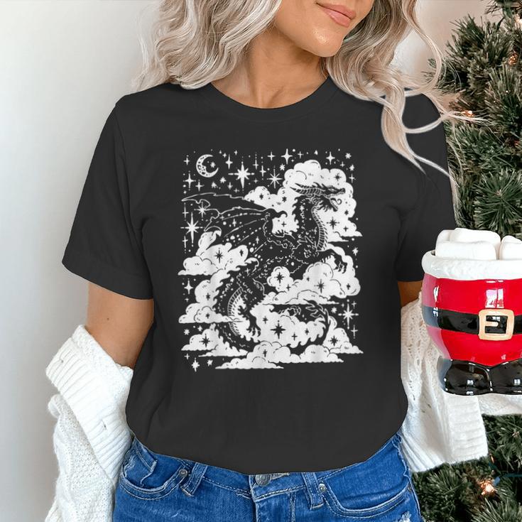 Dark Academia Fantasy Dragon Book Lover Bookish Goblincore Unisex T-Shirt Dark Academia Fantasy Dragon Book Lover Bookish Goblincore Unisex T-Shirt